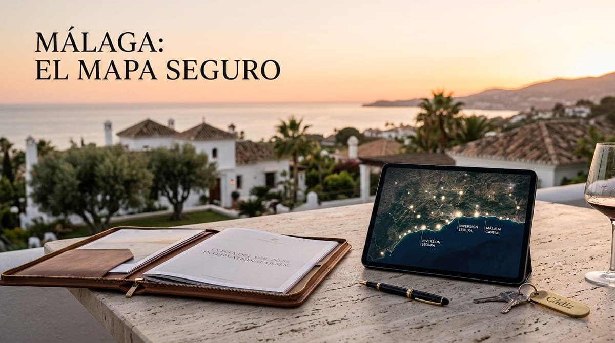 Málaga y Costa del Sol 2026: el mapa real para vender o alquilar a compradores internacionales sin perder margen ni caer en riesgo regulatorio