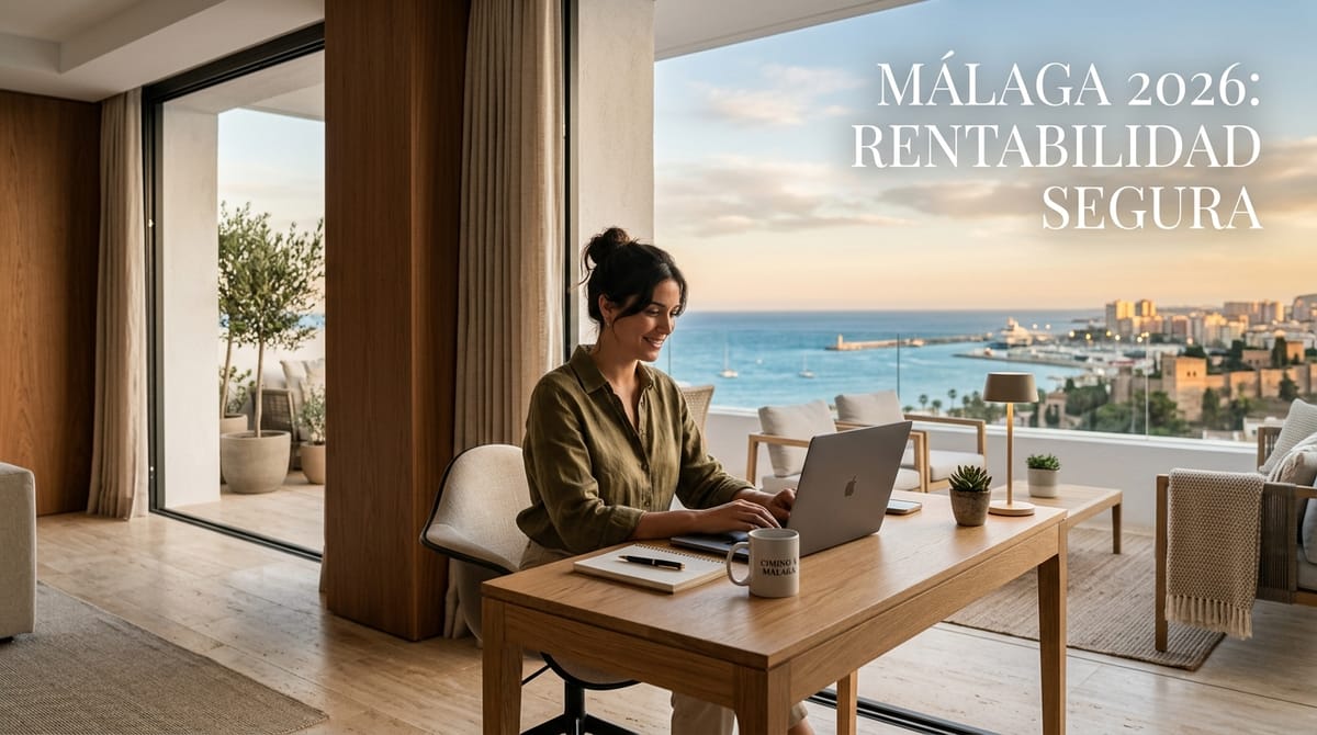 Málaga 2026: cómo preparar tu vivienda para alquilarla con seguridad a nómadas digitales e internacionales sin perder rentabilidad