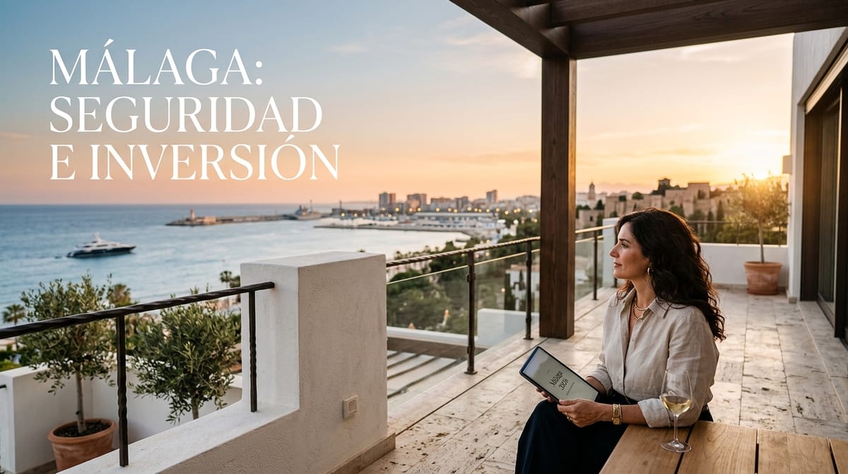 Málaga 2026: la zona más segura para comprar y alquilar a extranjeros sin perder rentabilidad