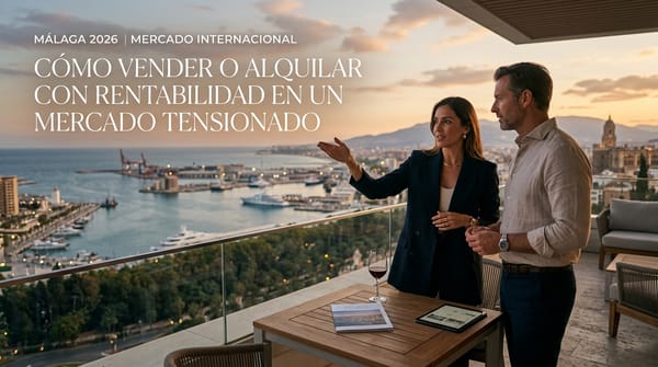 Málaga 2026: cómo vender o alquilar al comprador internacional sin perder rentabilidad en un mercado tensionado