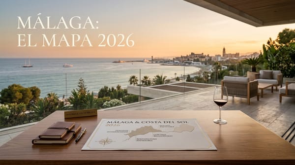 Málaga y Costa del Sol 2026: el mapa real para comprar con demanda internacional, control regulatorio y rentabilidad sostenible