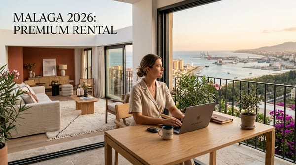 Málaga 2026: cómo convertir un piso en alquiler premium para nómadas digitales e internacionales sin perder rentabilidad por la nueva regulación